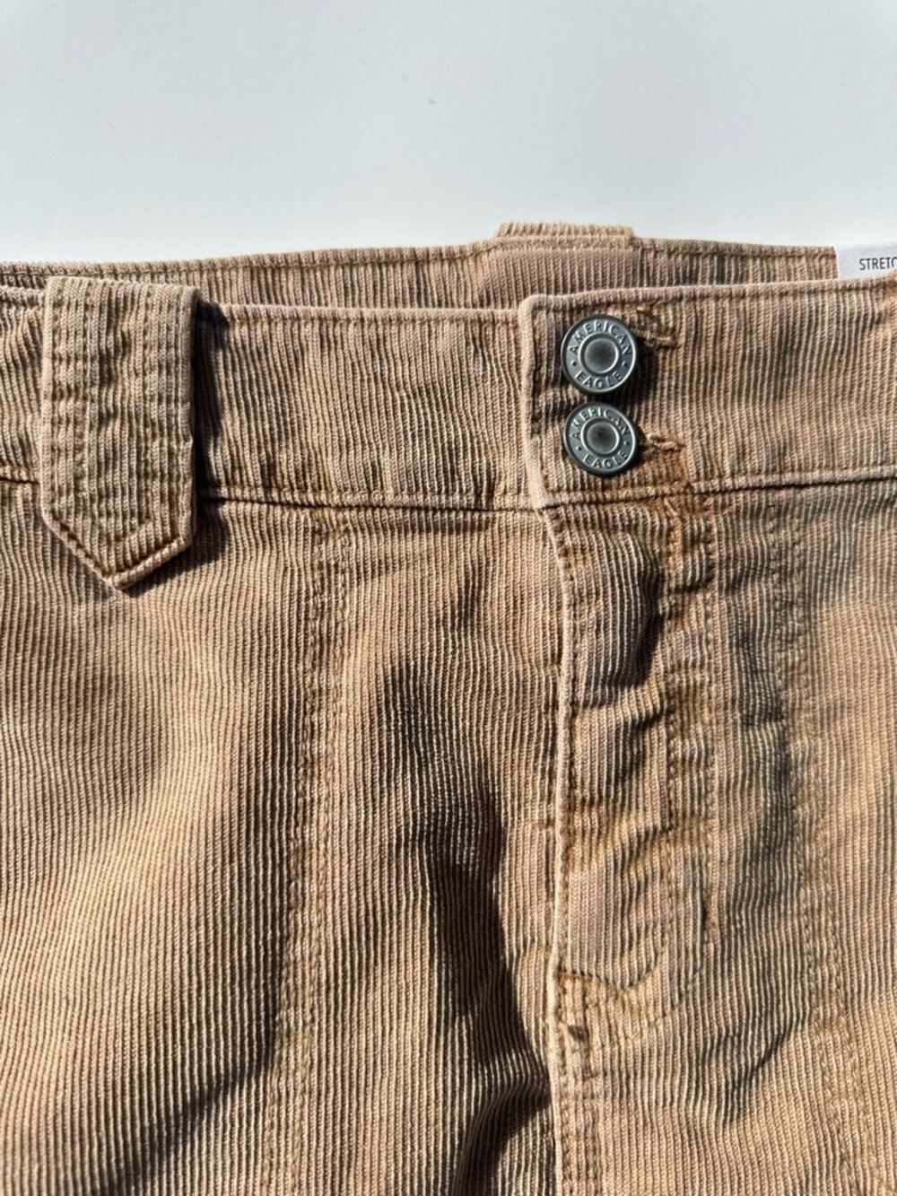 American Eagle Outfitters Tan Corduroy Mini Skirt - Picture 4 of 4